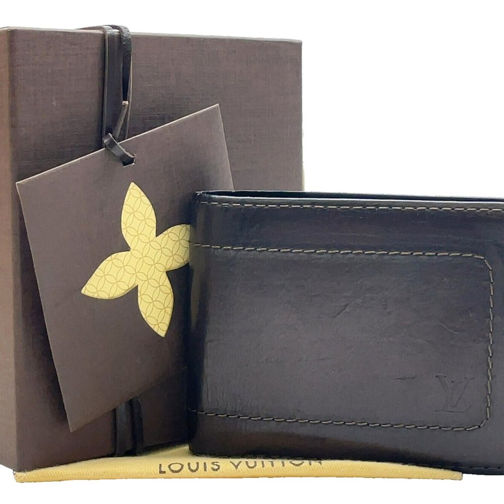 Louis Vuitton 0404213 Auth Utah Porto Valleur 6 Cult Credit Plus W/Box
